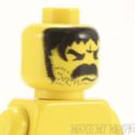 Lego Head #78 - Angry Long Hair,Thick Moustache, S