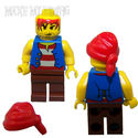 Lego Minifig Pirate Scene NEW - Treasure Chest, Sw