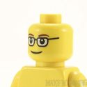 Lego Head #122b - Male with Glasses &Thin Brown Ey