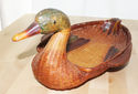  Vintage Duck Mallard Cane Tray Caddy Holder Mid C