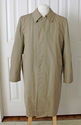 Vintage Classic Trench Coat London Fog Mens Polyes