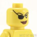 Lego Head #324 - Female Pirate Red Lips & Eye Patc