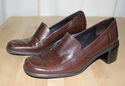 Vintage Naturalizer Leather Loafer Pump Slip on Br