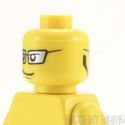 Lego Head #303 - Dual Sided Headset, Silver Glasse