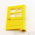 Lego Door 1 x 4 x 5 with 4 Panes Yellow