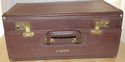 Vintage Leather Briefcase Large A-H Robins Busines