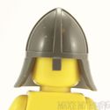 Lego Minifig Castle  Battle Helmet Neck Guard Hat 