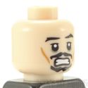 Lego Head #559 - Dual Sided Smiling & Scared Patte