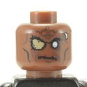 Lego Head #561 - Reddish Brown Alien Zombie with S