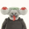 Lego Head #pb01 - Alien Head with Red Tongue & Gre