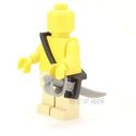 Lego Minifig - Black Sword Holder Scabbard w/ Stra