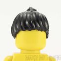 Lego Minifig Hair - Ponytail Female - Black - NEW 