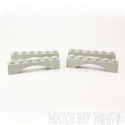 Lego Arch 1X6 Light Gray 4 PACK