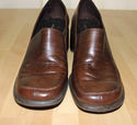 Vintage Naturalizer Leather Loafer Pump Slip on Br