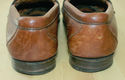 Cole Haan Moc Toe Basketweave Brown Tassel Leather
