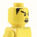 Lego Head #54x - Male Bushy & Moustache, Eyebrows 