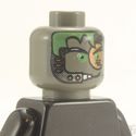 Lego Head #07 - Alien with Cooper Eye Piece, Green