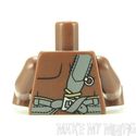 Lego Torso #875 - Reddish Brown Torso with Bare Ch