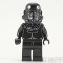 Lego Star Wars Minifig Tie Fighter Pilot Brown Hea