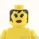 Lego Head #109 - Female Green Eyebrows, Red Lips, 