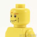 Lego Head #360 - Male with Headset, Brown Eyebrows