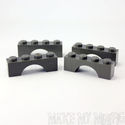 Lego Arch 1X4 Dark Gray Arch 4 PACK