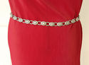 Vintage Brighton Silver Rope Pattern Concho Chain 