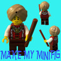 Lego Minifig Snake Charmer & Ancient Ruin Temple, 