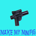 Lego Minifig  SW Small Black Blaster Gun - NEW - S