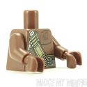 Lego Torso #875 - Reddish Brown Torso with Bare Ch