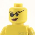 Lego Head #324 - Female Pirate Red Lips & Eye Patc