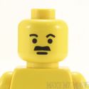 Lego Head #11x - Male with Thick Flat Moustache, S