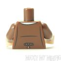 Lego Torso #884 - Reddish Brown with Dark Green Ve