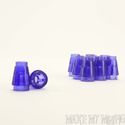 Lego  Cone Trans Purple 1x1 / 10 Pack New