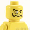 Lego Head #7 - Male with Monicle, Scar, Goatee, Mo