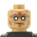 Lego Head #560 - Dual Sided Alien Zombie, Silver E