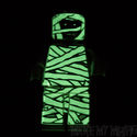 Lego Minifig Mummy Monster Halloween Glow in the D