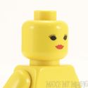 Lego Head #02 - Female with Red Lips & Eyelashes