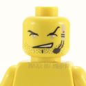 Lego Head #95 - Male Dash - Open Mouth, Headset, G