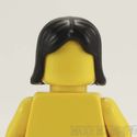 Lego Minifig Hair - Female / Harry Potter Snape - 