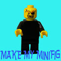 Lego Minifig Evil Witch Warlock with Cauldron, Bro