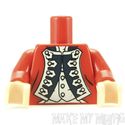 Lego Torso #880 - Red King George Imperial Officer