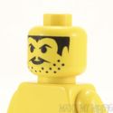 Lego Head #12 - Male Thin Moustache, Sideburns, St