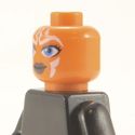 Lego Head #318 - Female Orange Alien with Blue Eye