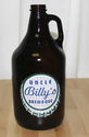 Vintage Beer Bottle Jug Half Gallon Uncle Billy's 