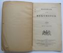 Handbook of the Mekometer. 1899 Range-Finders and 