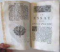 1716 Essay Nature of Epick Poetry.Homer's Iliad.Wi