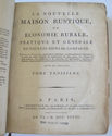 1798 NEW RUSTIC HOUSE OR RURAL ECONOMY horses, bee