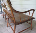 Sheraton country bench. Circa 1840. Possibly Penns