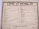 1856 Broadside. Thomaston, Maine Rate of Wharfage 